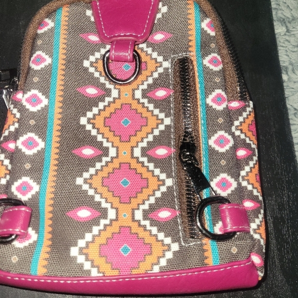 Colorful Geometric Patterned Women's Bag - Picture 4 of 6